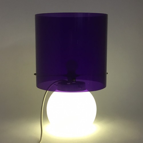 70s vintage glass lamp - 70s,