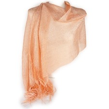 Stola rosa pesca cerimonia da