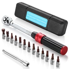 Chiave dinamometrica,1/4" per bicicletta e moto,2-24 Nm Set 72 denti con (O4u)