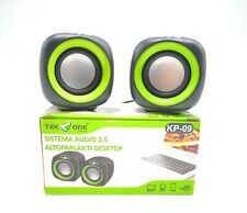 CASSE AUDIO PER PC USB 2.0 JACK ALTOPARLANTI MUSICA NOTEBOOK MINI SPEAKER KP-09