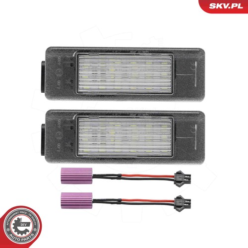 Luce targa led per - targa,