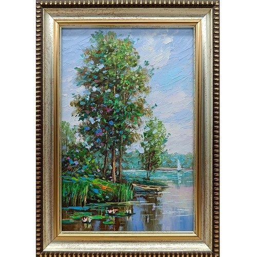Dipinto olio natura estiva - , min