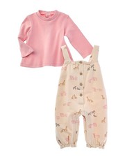 Mayoral 2Pc Newborn Dungaree &