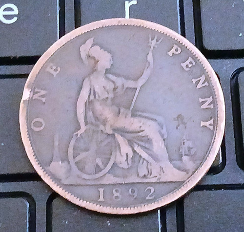 Moneta 1892 victoria - 1892, penny