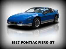 1987 Pontiac Fiero GT in Blue