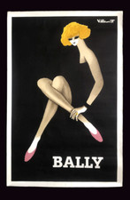 Affiche Originale BALLY 1982