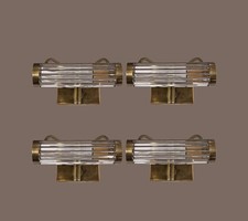 Set di 4 applique da parete in