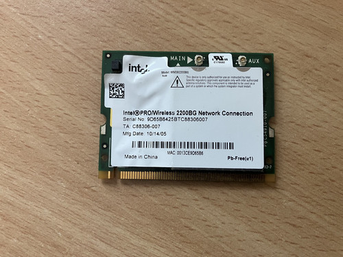 Wireless adapter intel pro - wireless,