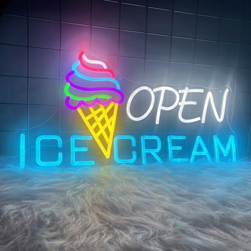Insegna neon gelato illumina - neon,