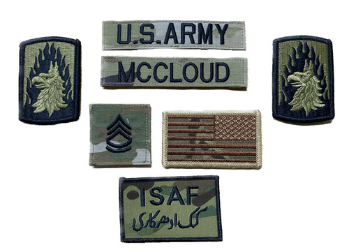 Set patch esercito americano - set, 7