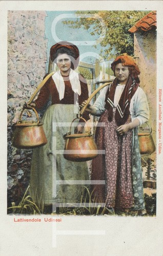 Lattivendole udinesi costumi - udinesi,