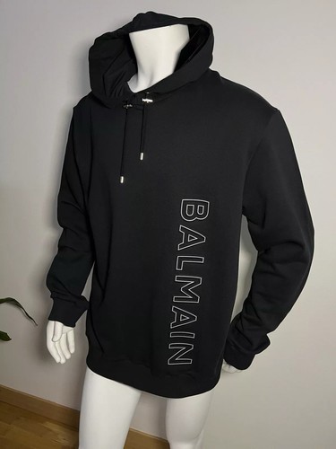 Felpa con cappuccio balmain - con,