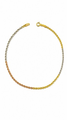Bracciale funetta oro - funetta, kt