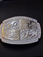 Fibbia cintura argento su