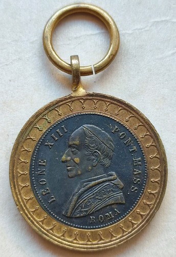 Medaglia papa leone xiii - medaglia,