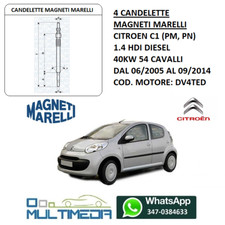 4 CANDELETTE MAGNETI MARELLI