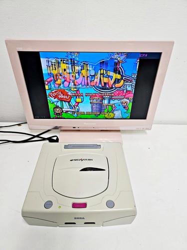 Console sega saturn bianca - console,