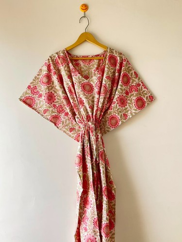 Pink cotton maxi - cotton,