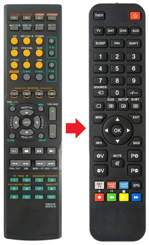 Telecomando adatto per yamaha - adatto,