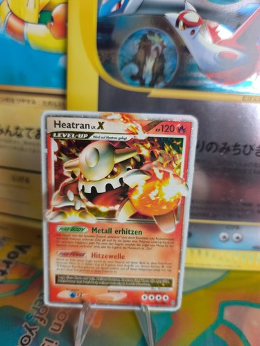 Carta pokemon card - heatran, lv