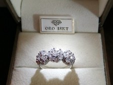 1,00 CT ANELLO TRILOGY ORO
