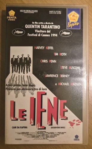 Vhs iene tarantino pal ita - vhs,