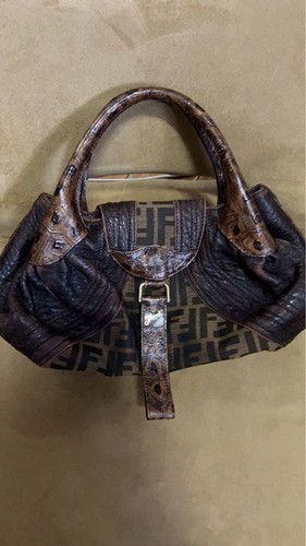 Borsa spia fendi - fendi, zucca