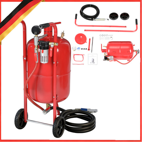 Sabbiatrice 38l mobile - 38l, set