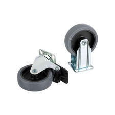 Ruote Trixie Nero Plastica