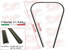 BORDO SCUDO CIF IN MERAL NERO