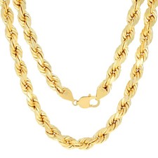 Vero 14k oro giallo massiccio - 14k,