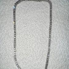 Collana tennis tono - tennis, argento