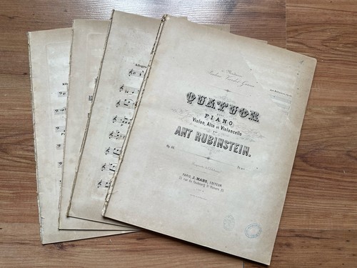 Anton rubinstein quatuor - rubinstein,,