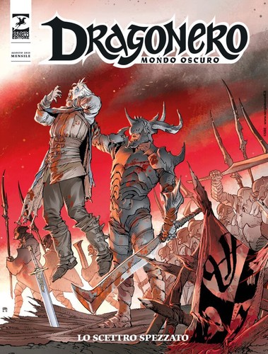 Fumetto dragonero mondo - mondo, oscuro