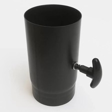 Manicotto con valvola da 120mm per stufa a legna