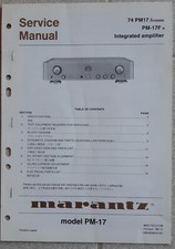 MARANTZ SERVICE MANUAL PM17