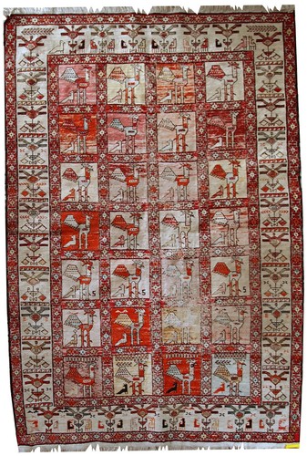 Tappeto sumak seta kilim - seta,