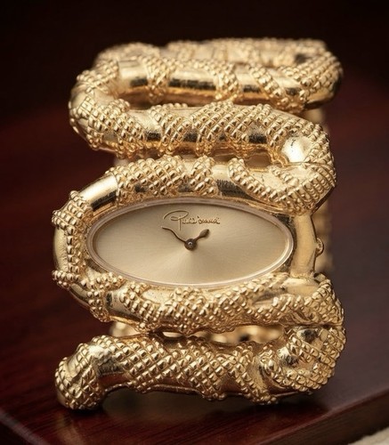 Orologio oro serpente roberto - oro,