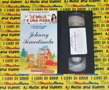 VHS film JOHNNY SEMEDIMELA le mille e una fiaba 1990 d'avena (F259) no dvd