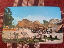 LA MONTANA RUSA ROLLER COASTER POSTCARD CHEPULTEPEC PARK MEXICO