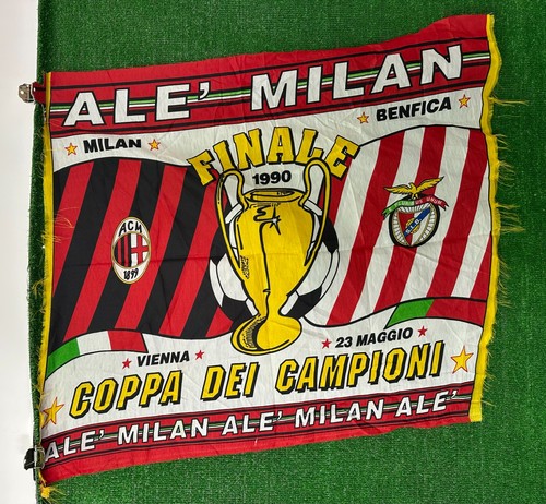 Bandiera flag milan vintage - milan,