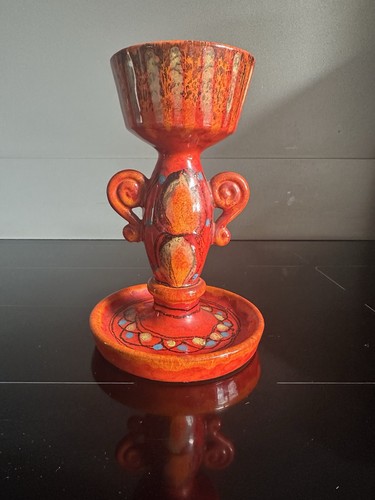 Eccentrico candelabro ceramica