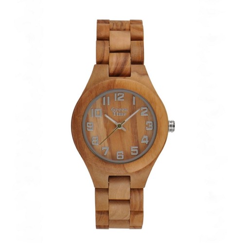 Orologio legno olivo - di, 36