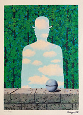 René Magritte Litografia COA originale firmata numerata a mano limitata _