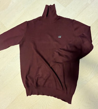 Maglione Dolcevita Uomo Henry Cotton’s Taglia XL Colore Bordeaux