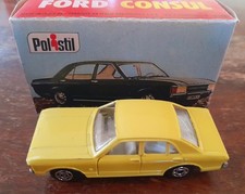 Polistil Rj 17 FORD Console 1972, giallo chiaro, 1/64