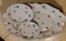 Piatto Ovale Villeroy & Boch - Petite Fleur più  due piattini
