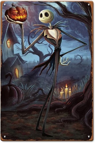 Targa jack skellington stampa - skellington,