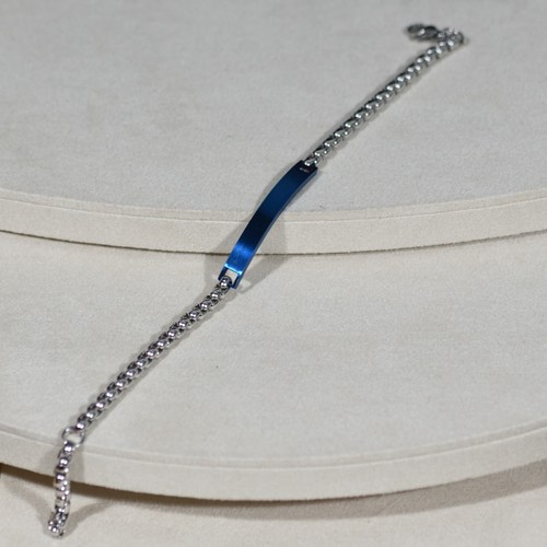 Bracciale uomo acciaio a - in,