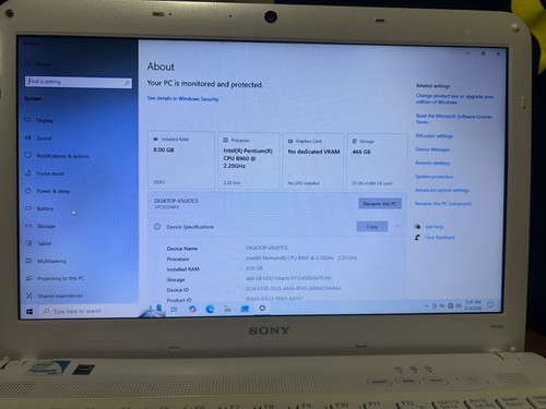 Sony vaio vpceg3wfx intel - vpceg3wfx,